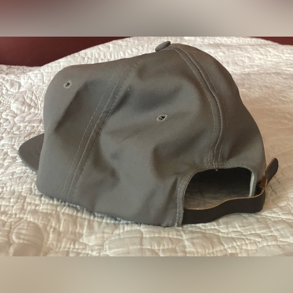 Golf 6 Panel Leather Strapback w/ Metal Clasp - Picture 3 of 5